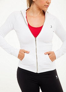 Fitted Long-Sleeve Athletic Jacket